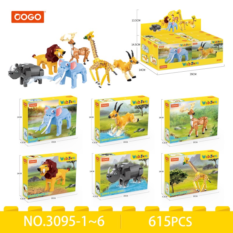COGO Animal Series Building Blocks Toys