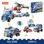 COGO 249PCS Creative And Changeable Police Car Building Block Toys