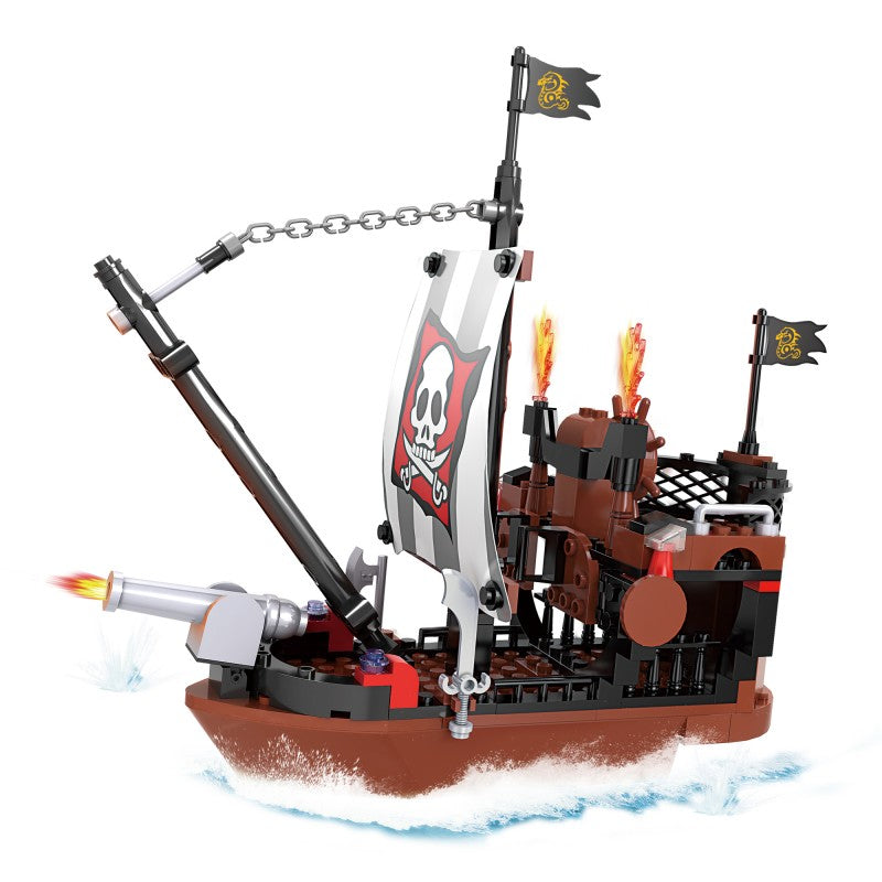 COGO 167PCS Pirate Pirate Ship Building Block Toys