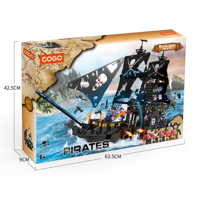 COGO 807PCS Pirate Pirate Ship Building Block Toys