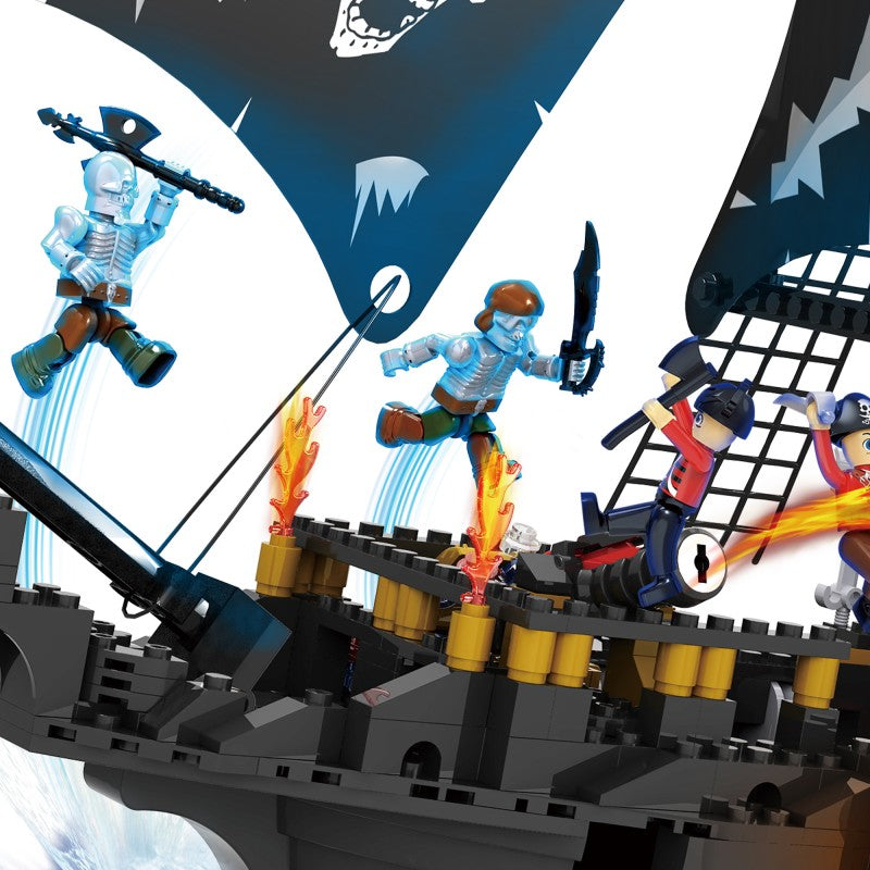 COGO 807PCS Pirate Pirate Ship Building Block Toys