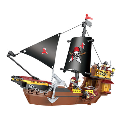 COGO 308PCS Pirate Pirate Ship Birdie Building Block Toy