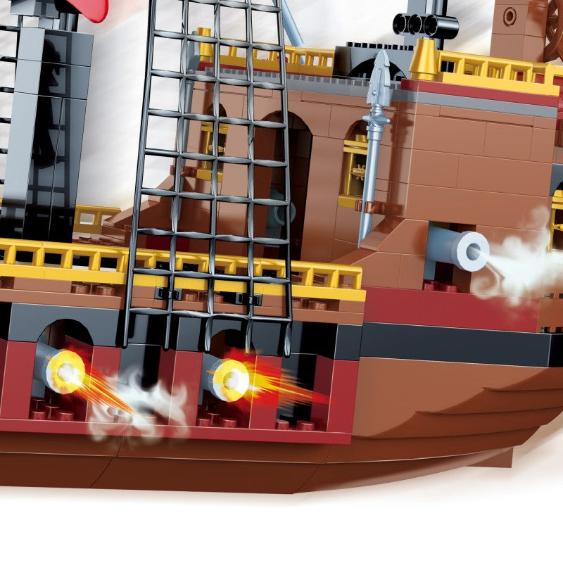 COGO 602PCS Pirate Pirate Ship Daughter Building Block Toy