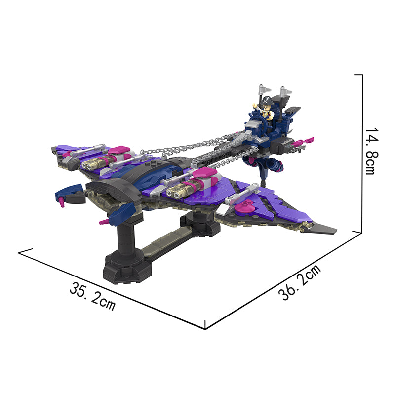 COGO 760PCS Fantasy Pirates Series Explorer Ship Building Blocks