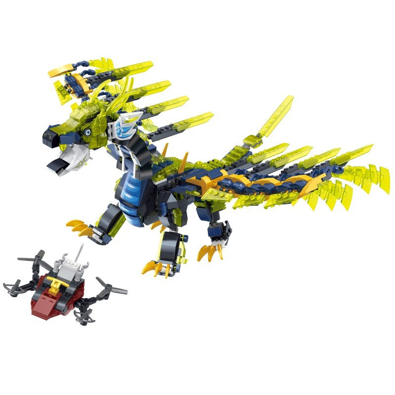 COGO 952PCS Fantasy Pirates Series Dragon Building Blocks Toys