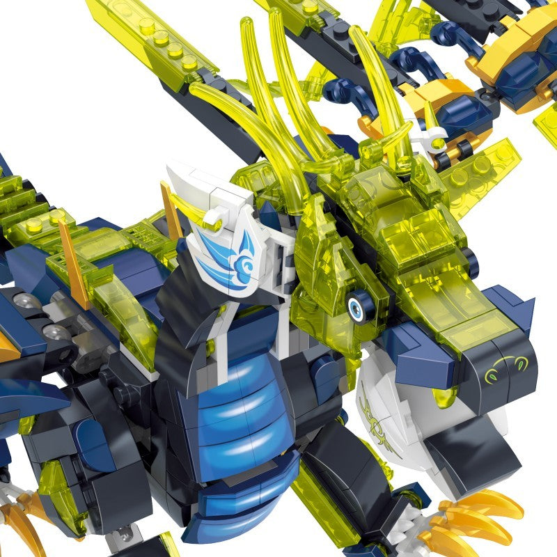 COGO 952PCS Fantasy Pirates Series Dragon Building Blocks Toys