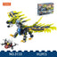 COGO 952PCS Fantasy Pirates Series Dragon Building Blocks Toys