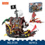 COGO 827PCS Fantasy Pirates Series Ship Building Blocks Toys