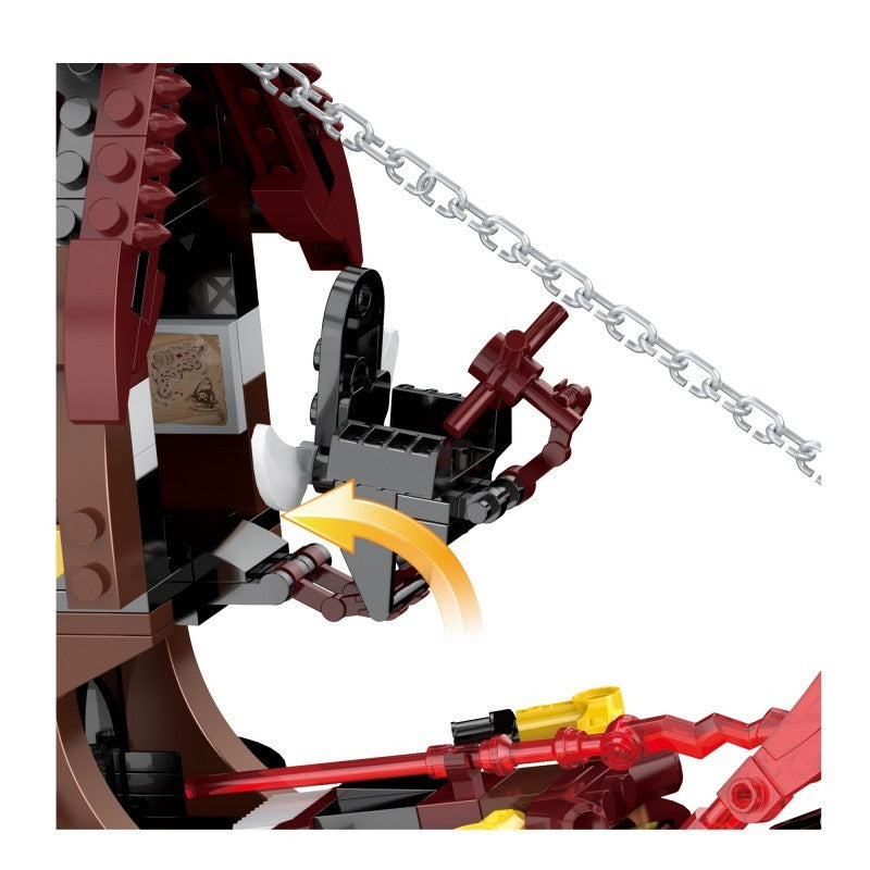 COGO 907PCS Fantasy Pirates Series Ship Building Blocks Toys