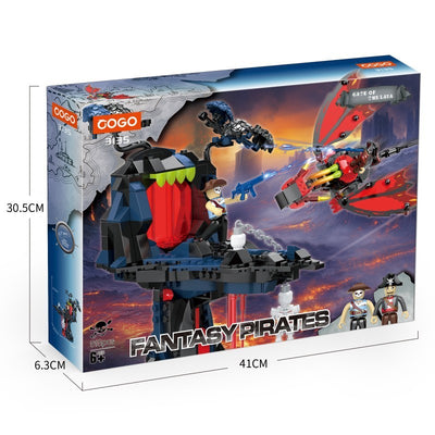 COGO 515PCS Fantasy Pirates Series Gate Building Blocks Toys