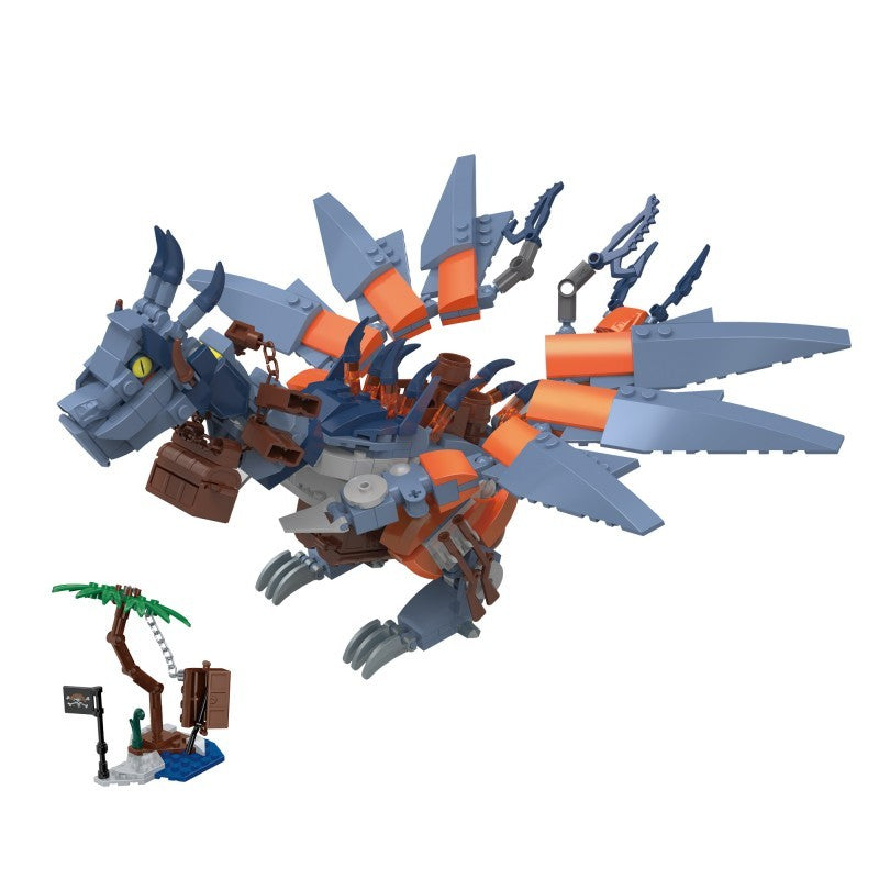 COGO 510PCS Fantasy Pirates Series Dragon Building Blocks Toys