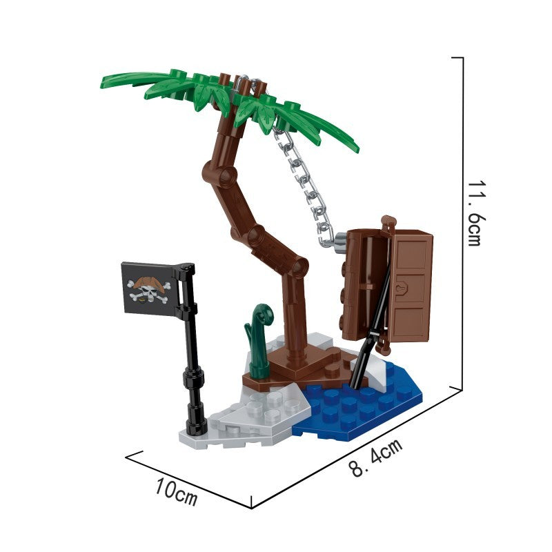 COGO 510PCS Fantasy Pirates Series Dragon Building Blocks Toys