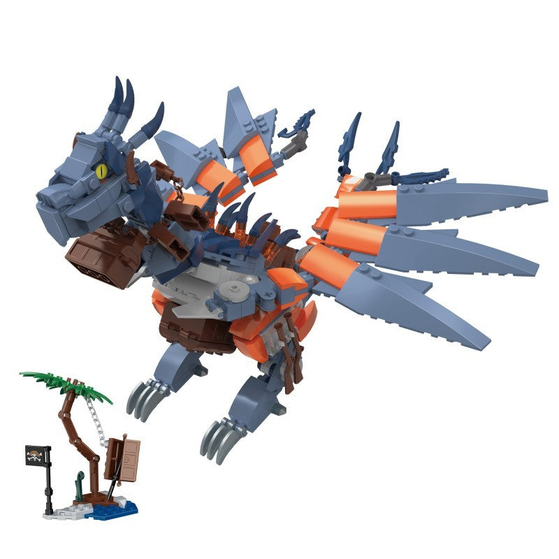 COGO 510PCS Fantasy Pirates Series Dragon Building Blocks Toys