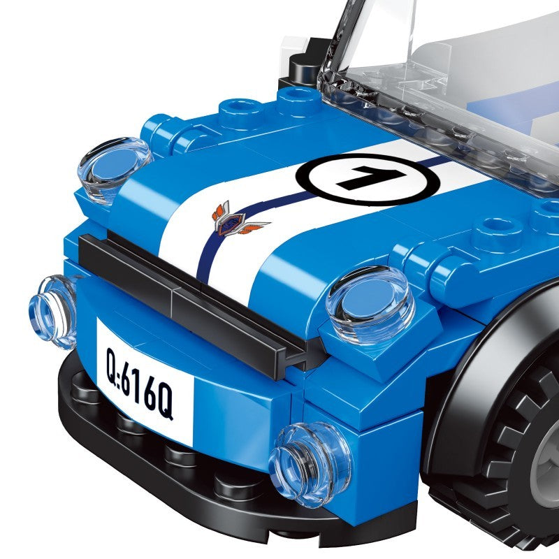 COGO 182PCS Racing Pull Back Car Building Block Toy