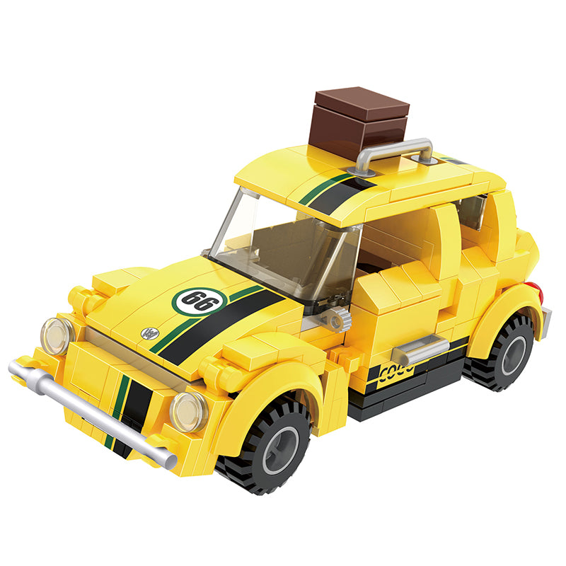 COGO 193PCS Racing Pull-Back Car Building Block Toy