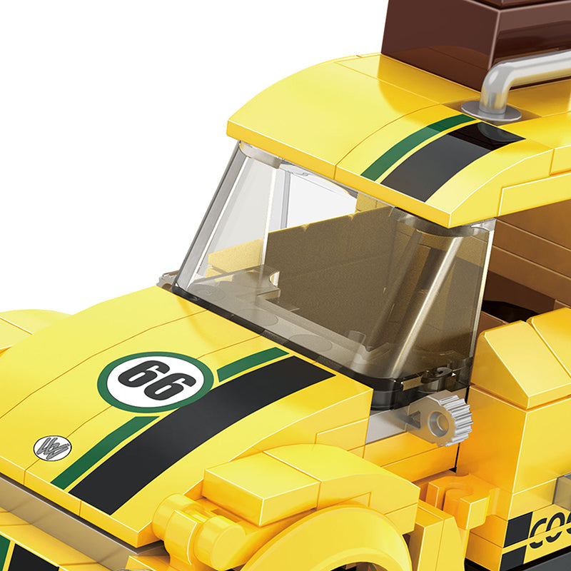 COGO 193PCS Racing Pull-Back Car Building Block Toy