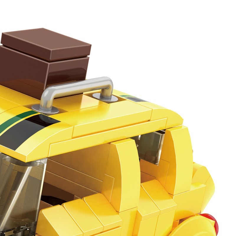 COGO 193PCS Racing Pull-Back Car Building Block Toy