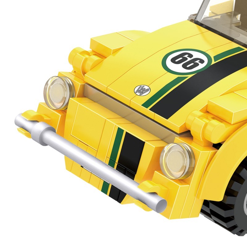 COGO 193PCS Racing Pull-Back Car Building Block Toy