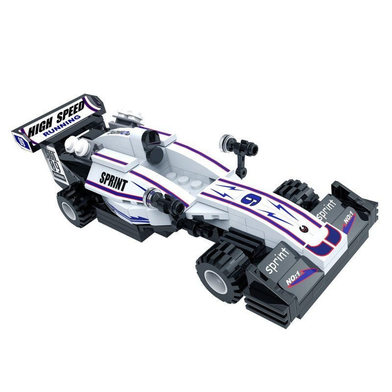 COGO 157PCS Racing Pull Back Car Building Block Toy