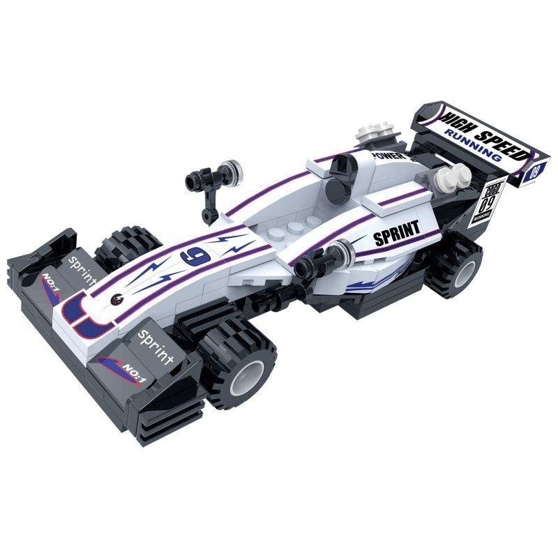 COGO 157PCS Racing Pull Back Car Building Block Toy