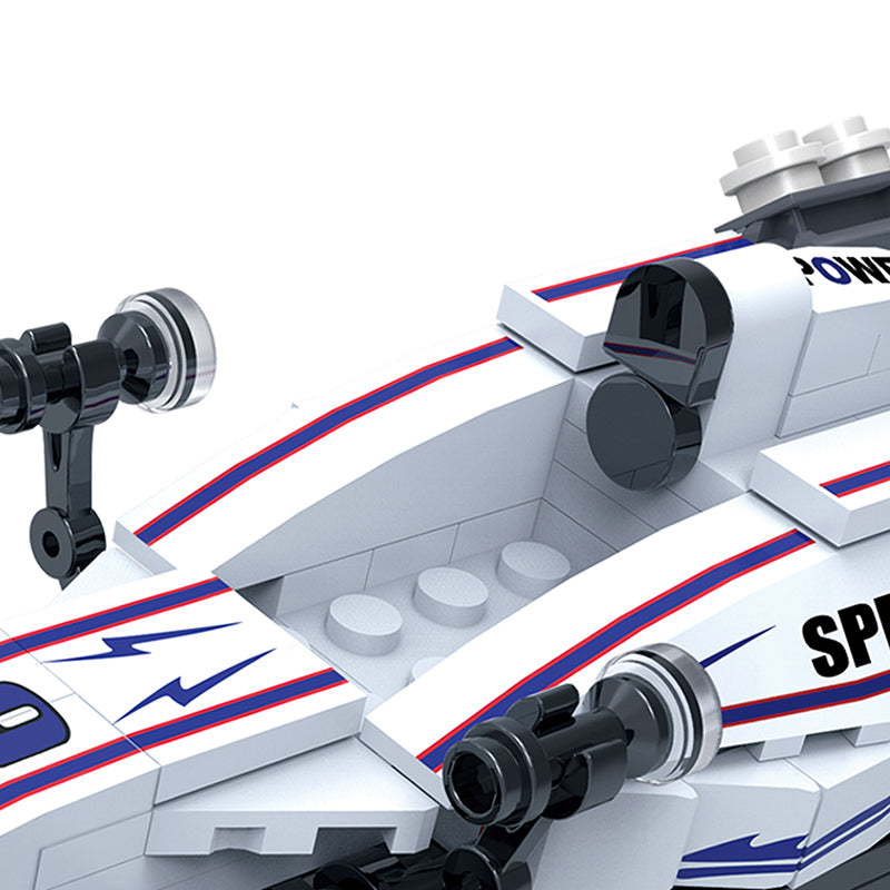 COGO 157PCS赛车回力车积木玩具