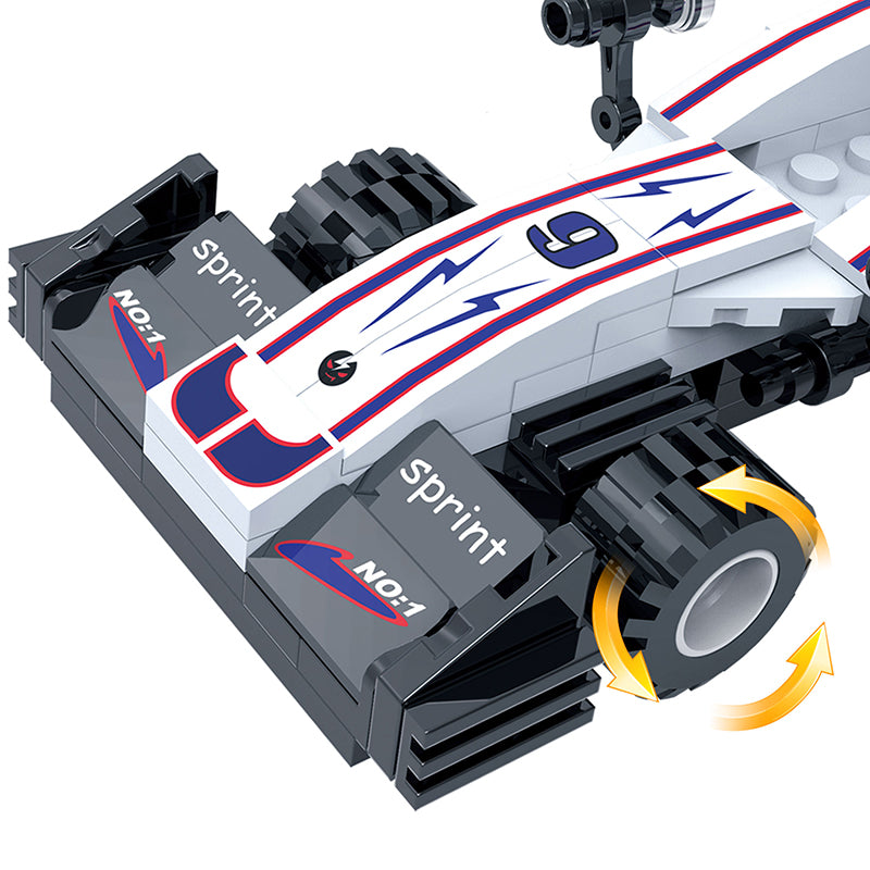 COGO 157PCS赛车回力车积木玩具