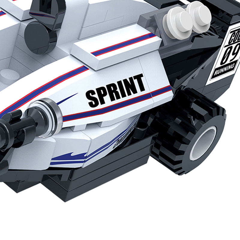 COGO 157PCS赛车回力车积木玩具