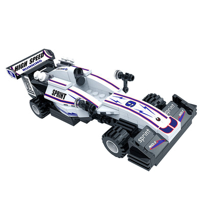 COGO 157PCS Racing Pull Back Car Building Block Toy