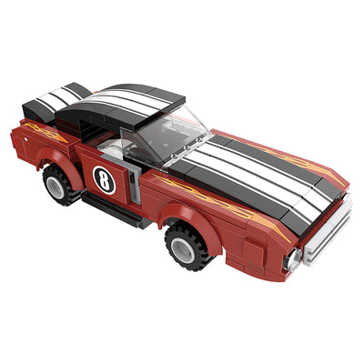 COGO 157PCS Racing Pull Back Car Building Block Toy