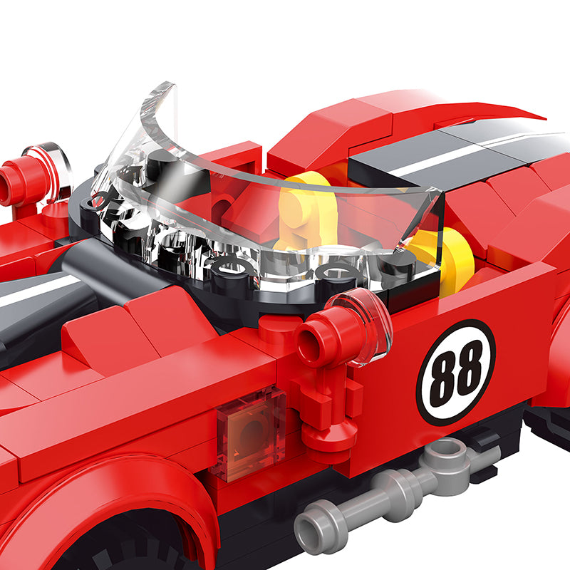 COGO 173PCS赛车回力车积木玩具