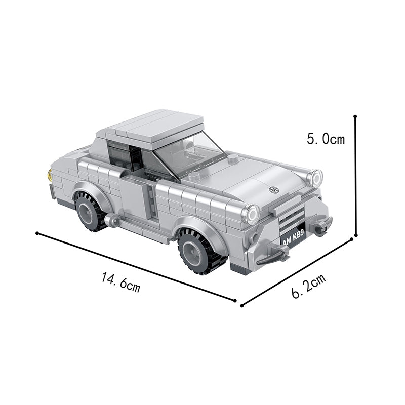 COGO 180PCS Racing Pull Back Car Building Block Toy