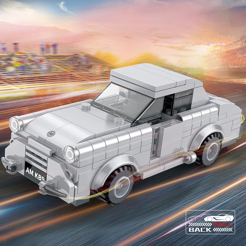 COGO 180PCS Racing Pull Back Car Building Block Toy