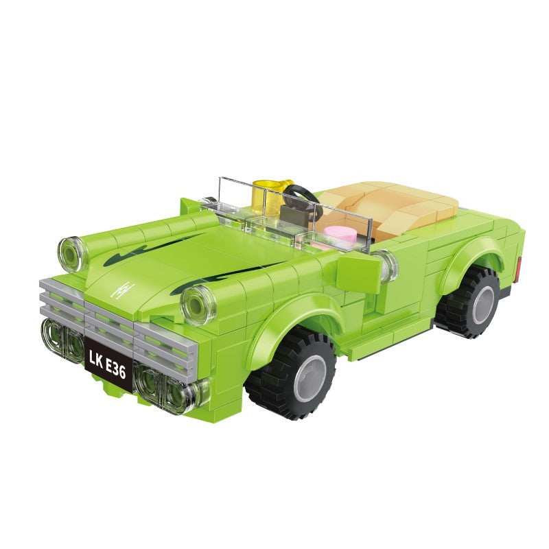 COGO 182PCS Racing Pull Back Car Building Block Toy