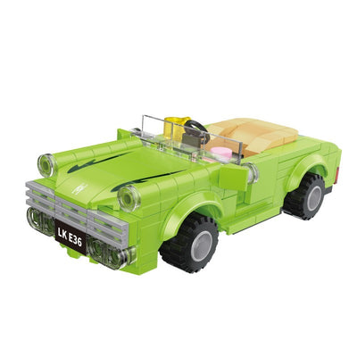 COGO 182PCS Racing Pull Back Car Building Block Toy
