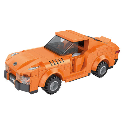 COGO 186PCS Racing Pull Back Car Building Block Toy