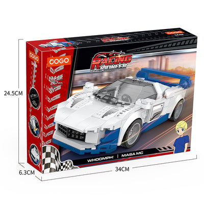 COGO 267PCS Racing Building Block Toys