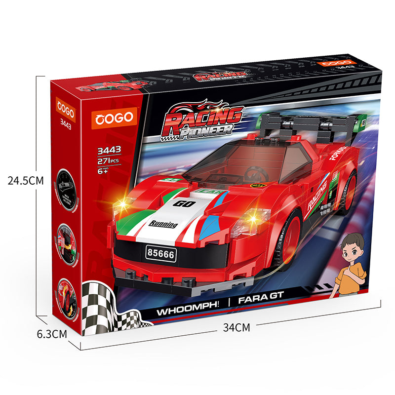 COGO 271PCS Racing Building Block Toys