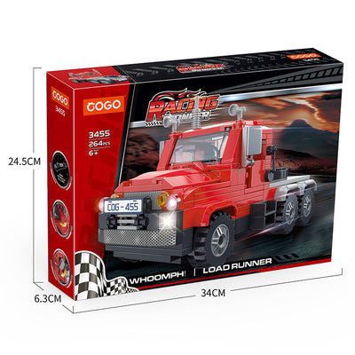 COGO 264PCS Racing Series Tractor Truck Building Blocks Toys