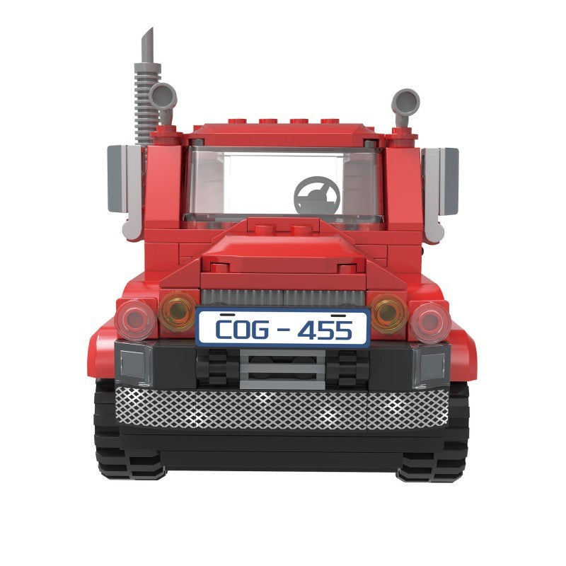 COGO 264PCS Racing Series Tractor Truck Building Blocks Toys