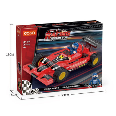 COGO 214PCS Racing Pioneer Series Racing car Building Blocks Toys