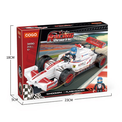 COGO 213PCS Racing Pioneer Series Racing car Building Blocks Toys
