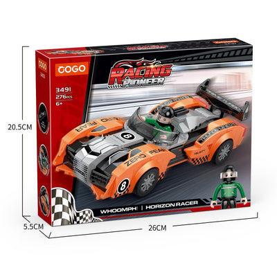 COGO 276PCS Racing Pioneer Series Racing car Building Blocks Toys