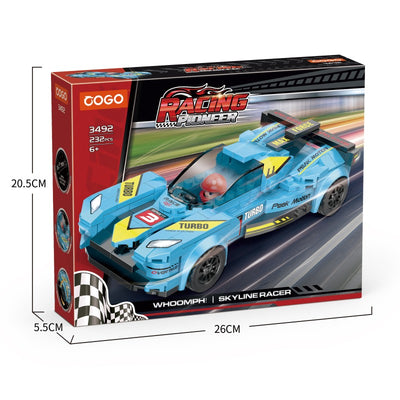 COGO 232PCS Racing Pioneer Series Racing car Building Blocks Toys