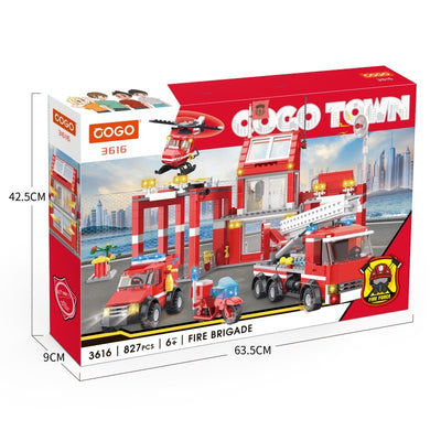 COGO 827PCS Fire Building Block Toys