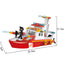 COGO 411PCS Fire Series Marine Lighthouse Rescue Building Block Toys