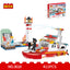 COGO 411PCS Fire Series Marine Lighthouse Rescue Building Block Toys