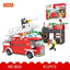 COGO 411PCS Fire Series Suburban Tree House Rescue Building Block Toys