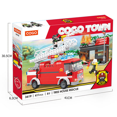 COGO 324PCS Fire Building Block Toys