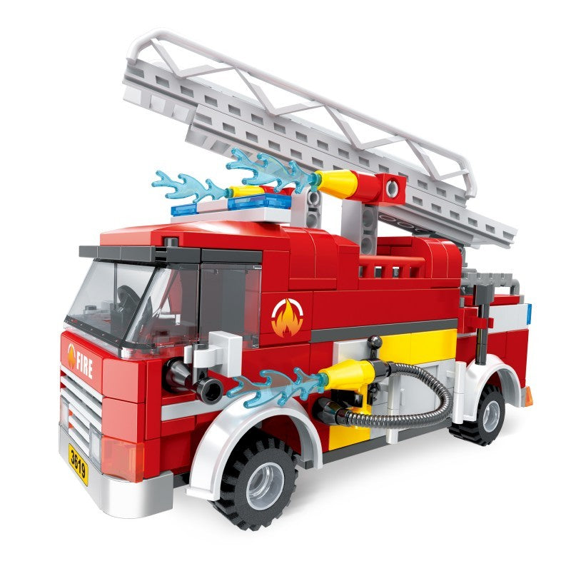 COGO 411PCS Fire Series Suburban Tree House Rescue Building Block Toys