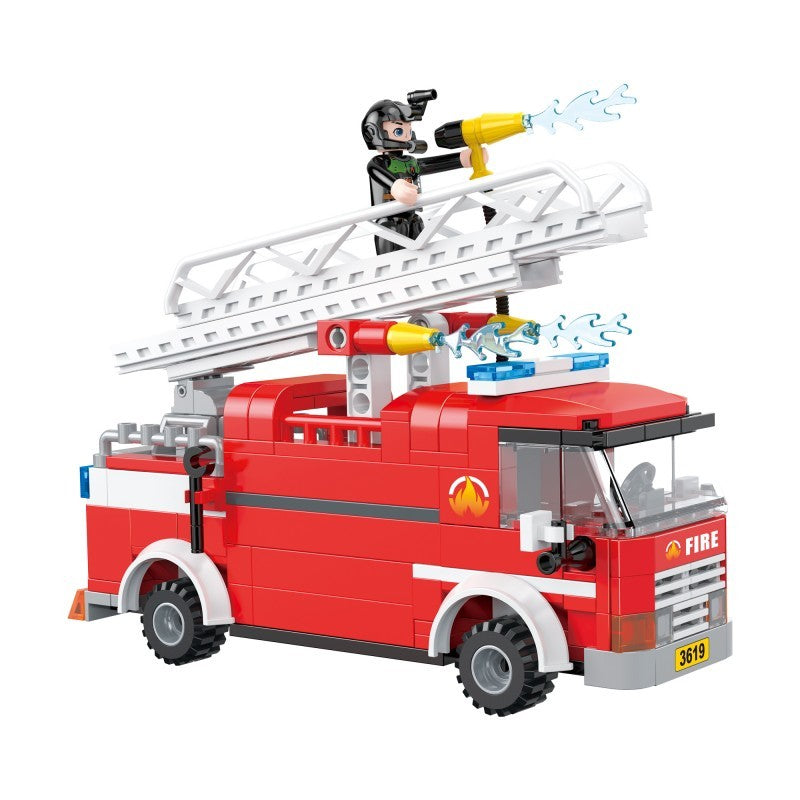 COGO 411PCS Fire Series Suburban Tree House Rescue Building Block Toys